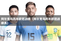 阿尔克马历年欧冠战绩（阿尔克马历年欧冠战绩表）